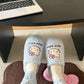 Hello Kitty Leopard Fluffy Slipper Home Slippers Indoor Slippers