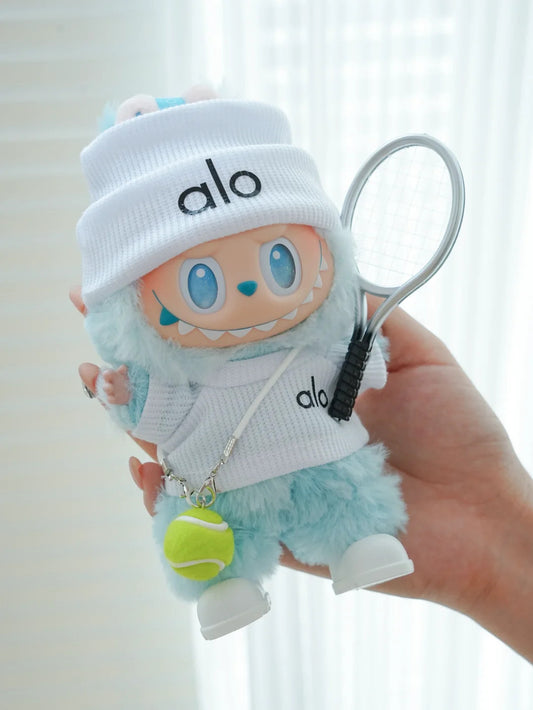 Labubu Tennis suit sportswear (NO DOLL) Accessories Suit Cute Clothes for Labubu