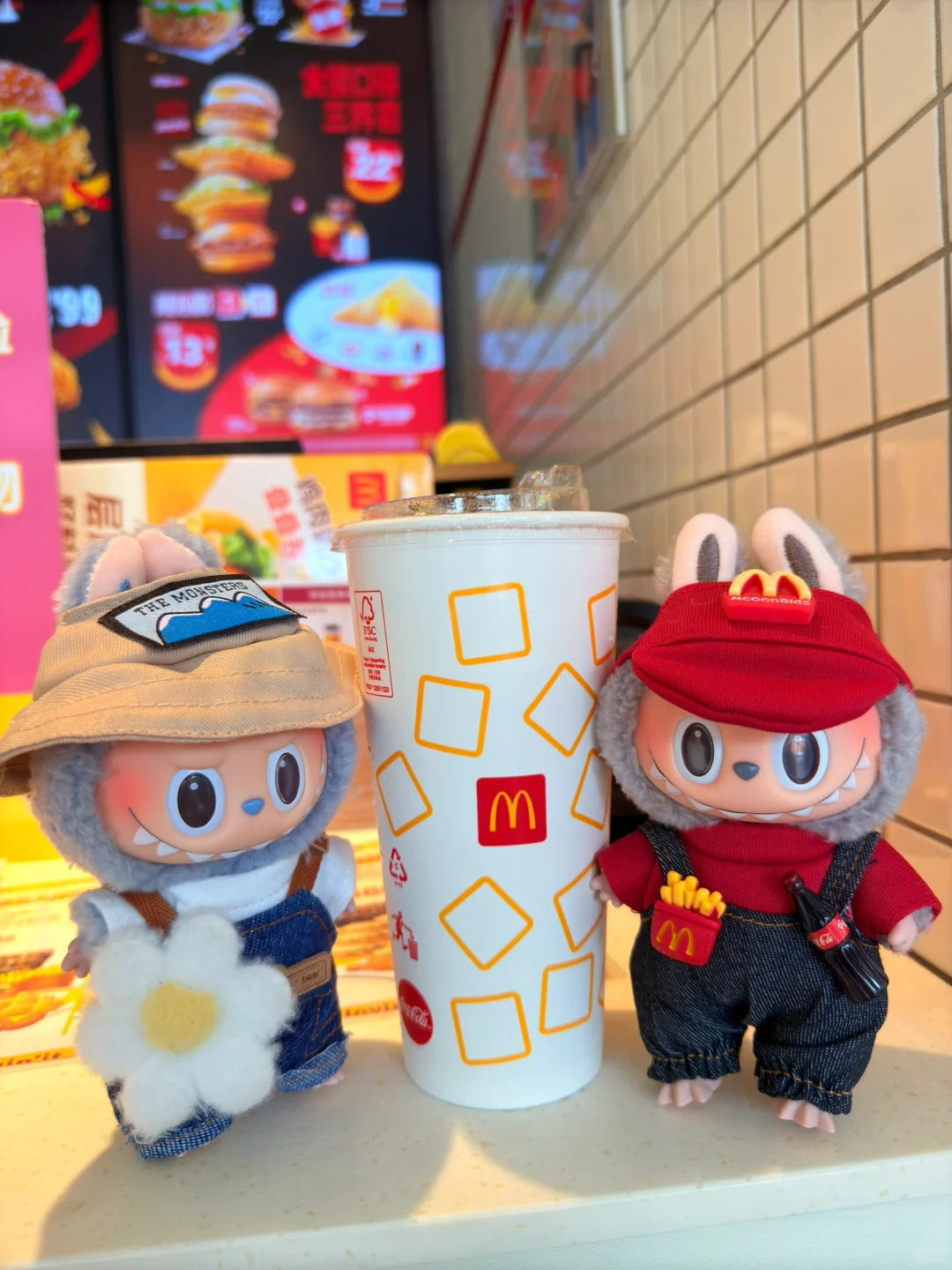 Labubu McDonald's Outfit Fashion Dress  (No doll)