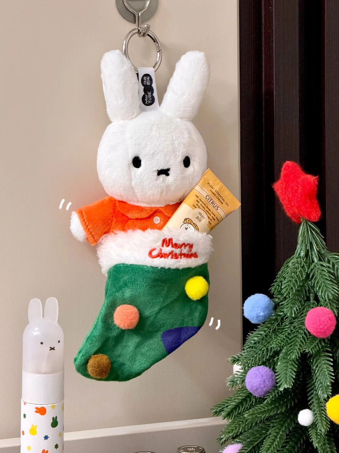 Miffy Warm winter days Plush KeyChain Blind Box