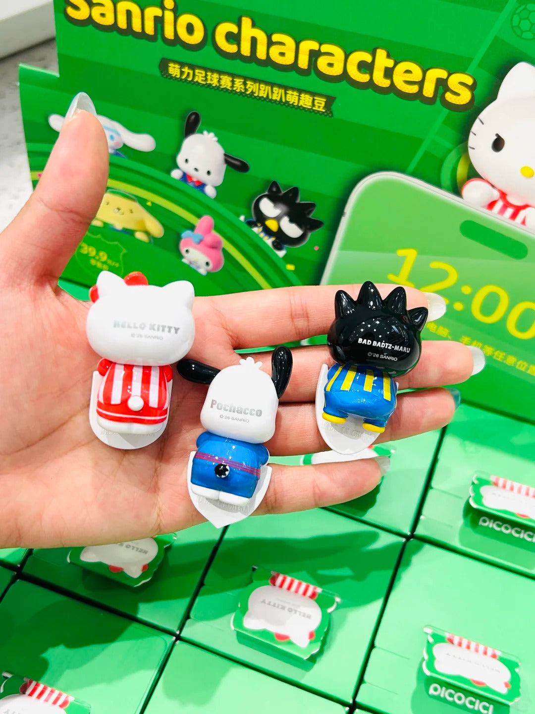Sanrio Characters Soccer Match Flocked Series Mini Bean Blind Box