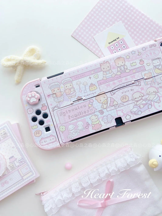 Kawaii Pink Sylvanian Switch Protective case