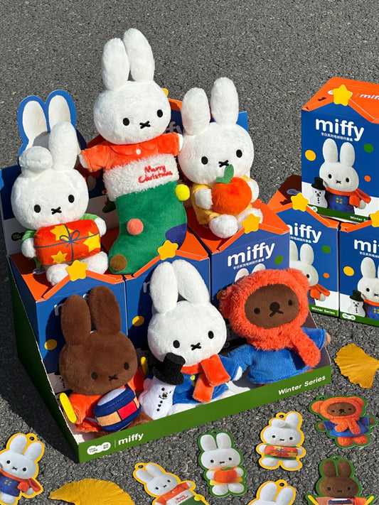 Miffy Warm winter days Plush KeyChain Blind Box